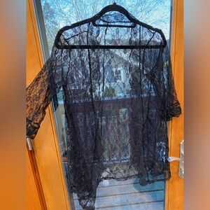 black lingerie cover